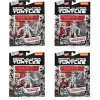 Teenage Mutant Ninja Turtles Classic 40th Anniversary Black & White Comic Figure 4 Pack