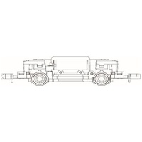 Tomytec N TM-TR07 Power Chassis for 2-Axle Streetcar