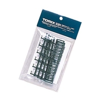 Tomix N Close-Coupled TN Coupler Black (24 Pieces)