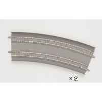 Tomix N Curved Double Slab Track 21-1/4" & 19-3/4" Radius, 22.5° (2)