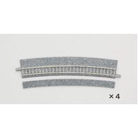 Tomix N Curve Wide PC Track 21-5/16" 541mm Radius, 15° (4)