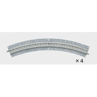 Tomix N Curve Wide PC Track 12-1/2" 317mm Radius, 45° (4)