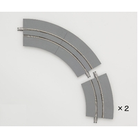 Tomix N Tram Super Mini Curve Track 4-1/16" 103mm 2 each of 30 & 60° 