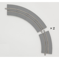 Tomix N Tram Mini Curve Track 5-1/2" 140mm 2 each of 30 & 60° 