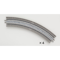 Tomix N Overhead Viaduct Curve Track 9-9/16" Radius, 45°(4)