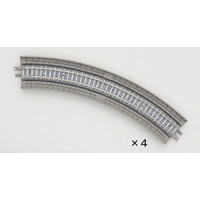 Tomix N Overhead Viaduct Curve Track 9-9/16" Radius, 45°(4)