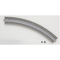 Tomix N Overhead Viaduct Curve Track 13-15/16" Radius, 45°(4)