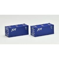 Tomix N ISO 20ft container (Nippon Oil Transport, 2 pieces)