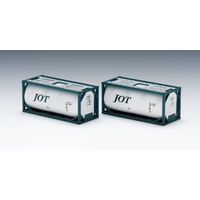 Tomix N ISO20ft tank container (frame type, Nippon Oil Transport, green, 2 pieces)