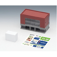 Tomix N Mid-size Office Building Dark Red