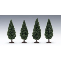 Tomix N 8205 Miscellaneous Trees/Large Set of 4