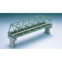 Tomix N Double Track Truss Bridge (Green) 030522 
