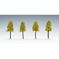Tomix N Scale Deciuous Tree (Light Green/ 4pcs) 081869