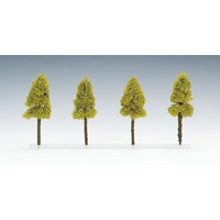 Tomix N Scale Deciuous Tree (Light Green/ 4pcs) 081869