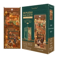 Tonecheer Sherlock Holmes Violin Detective Agency Large 3D Book Nook Kit