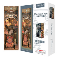 Tonecheer The Steam Age 3D Book Nook Kit