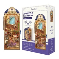 Tonecheer Magical Library Large 3D Book Nook Kit