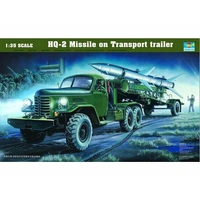 Trumpeter 1/35 HQ-2 Missile with Transport 00205 Plastic Model Kit