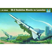 Trumpeter 1/35 Sam-2 Missile with Launcher Cabin Plastic Model Kit [00206]