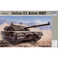 Trumpeter 1/35 Italian C-1 Ariete MBT Plastic Model Kit 00332
