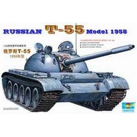 Trumpeter 1/35 Russian T-55 Model 1958 Plastic Model Kit 00342