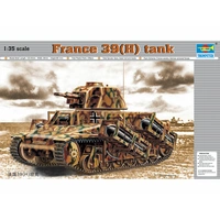 Trumpeter 1/35 France 39(H) TANK SA 38  37mm gun 00352