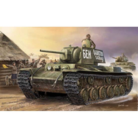 Trumpeter 1/35 Russian KV-1 model 1941 /KV Small Turret Tank 00356