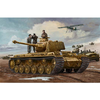 Trumpeter 1/35 German Pz.Kpfm KV-1 756(r) Tank Plastic Model Kit 00366