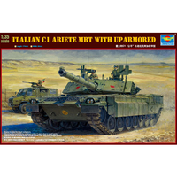 Trumpeter 1/35 Italian C1 Ariete MBT with Uparmored 00394 Plastic Model Kit