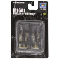 Trumpeter 1/35 AR15/M16/M4 Family M16-A1 00501 Plastic Model Kit