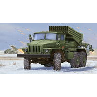 Trumpeter 1/35 Russian BM-21 Hail MRL - Early Plastic Model Kit 01013