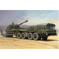 Trumpeter 1/35 Russian KZKT-7428 Transporter with KZKT-9101 Semi-Trailer Plastic Model Kit 01039