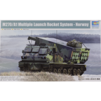 Trumpeter 1/35 M270/A1 Multiple Launch Rocket System - Norway Plastic Model Kit 01048