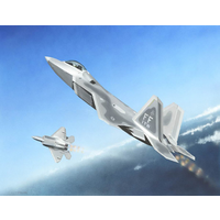 Trumpeter 1/144 F-22A Raptor Plastic Model Kit [01317]