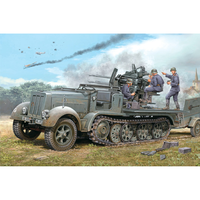 Trumpeter 1/35 2cm Flakvierling 38 auf Selbstfahrlafette (Sd.Kfz.7/1early version) Plastic Model Kit 01523