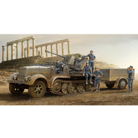 Trumpeter 1/35 German 3.7cm Flak 37 auf Selbstfahrlafette (Sd.Kfz.7/2 Early Version) Plastic Model Kit 01525