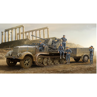 Trumpeter 1/35 German 3.7cm Flak 37 auf Selbstfahrlafette (Sd.Kfz.7/2 Early Version) Plastic Model Kit 01525