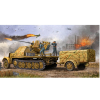 Trumpeter 1/35 German 3.7cm Flak 37 auf Selbstfahrlafette (Sd.Kfz.7/2 late version) Plastic Model Kit 01526