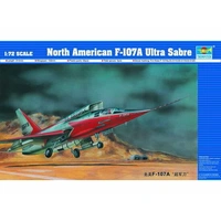 Trumpeter 1/72 North American F-107A Ultra Sabre Plastic Model Kit 01605