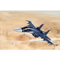 Trumpeter 1/72 Russian Su-34 Fullback Fighter-Bomber Plastic Model Kit [01652]