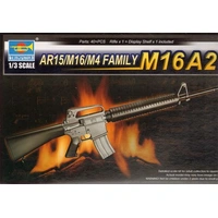 Trumpeter 1/3 AR15/M16/M4 FAMILY-M16A2 Plastic Model Kit 01907