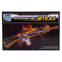 Trumpeter 1/3 AR15/M16/M4 FAMILY-M16A4 Plastic Model Kit 01915
