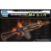 Trumpeter 1/3 AR15/M16/M4 FAMILY-M4 S.I.R Plastic Model Kit 01916