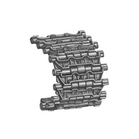 Trumpeter 1/35 T-72 Track links Plastic Model Kit 02050