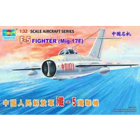 Trumpeter 1/32 The PLAAF F-5 Fighter (MiG-17F ) Plastic Model Kit 02205
