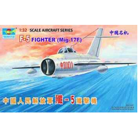 Trumpeter 1/32 The PLAAF F-5 Fighter (MiG-17F ) Plastic Model Kit 02205