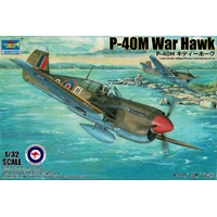 Trumpeter 1/32 P-40M War Hawk *AUST DECALS*Plastic Model Kit