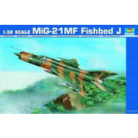 Trumpeter 1/32 MiG-21MF Fishbed J Plastic Model Kit [02218]
