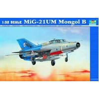 Trumpeter 1/32 MiG-21UM Mongol B 02219 Plastic Model Kit