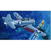 Trumpeter 1/32 U.S. Navy SBD-3 Dauntless Midway Plastic Model Kit [02244]
